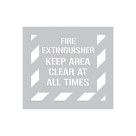 Accuform Floor Marking Stencil PMS325